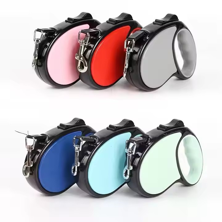 3M/5M Retractable Dog Leash Automatic Automatic Dog Traction Rope Belt 