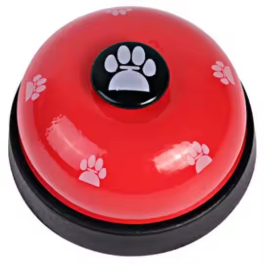 High Quality Pet Toys Press the Bell Metal Training Aids Dog Cat Send Sound the Bell