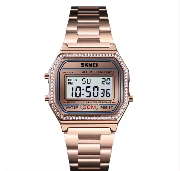 Men Women Stainless Steel Digital Watch Ultra