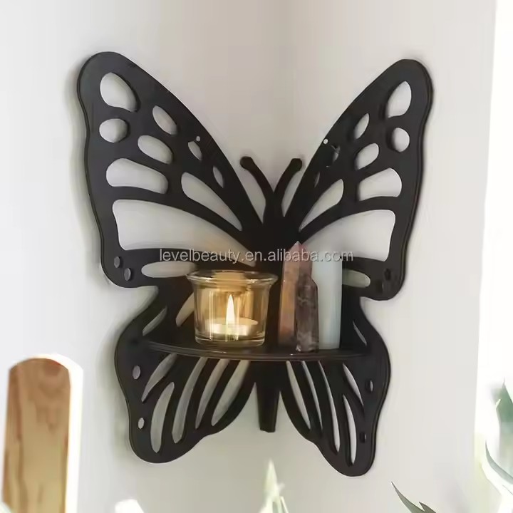 Hollow Crystal Storage Rack Simple Home Use Wall Decoration